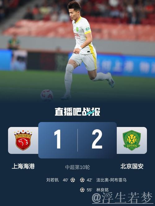 国安客场2-1逆转海港 法比奥破门林良铭制胜 国安客场2-1逆转海港 法比奥破门林良铭制胜