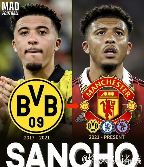 英超多支球队有意桑乔 多特蒙德欲大幅涨薪挽留